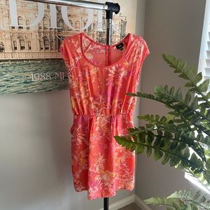 Mossimo Coral Print Dress